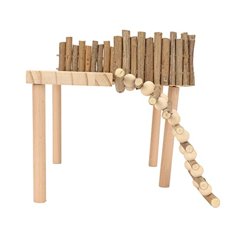Fdit Hamsterkletterplattform Flexible Verwendung Naturholzmaterial für Bewegung und für Kleine Haustiere Fdit Hamsterkletterplattform Flexible Verwendung Naturholzmaterial für Bewegung und für Kleine Haustiere von Fdit