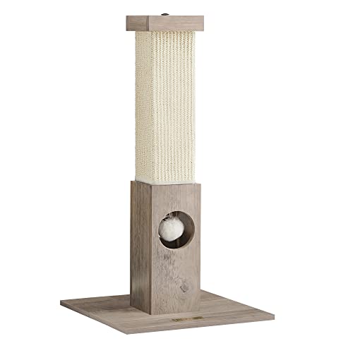 Feandrea Kratzbaum Katzenkratzbaum Katzenkratzbaum für Indoor-Katzen 72.9 cm Hoch Möbel Kratzabschreckung Sisal Kratzstange mit Spielzeug Greige UPCA021G01 von Feandrea