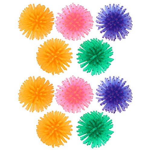 Febuliy Cat Toy Ball Bunte 10 PCs Spielen Spielzeug Haustier Leicht, tragbar, langlebig, Schleifpfoten für Katzen von Febuliy