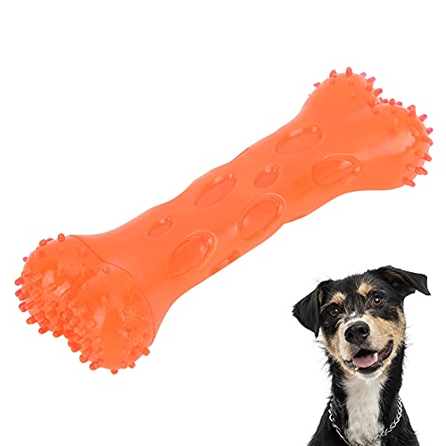 Febuliy Haustier-Hundespielzeugknochenknochen geformtes Zähler Molienstangen Bite Kauting-Spielzeug für Hunde ungiftig langlebig (11,5x26,5x7,5 cm/4,5x10,4x3,0 Zoll) von Febuliy