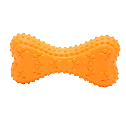 Febuliy Kauspielzeug für Hunde, Knochenform, Gummi, Zahnreinigung, interaktives Spiel, Zahnen für Haustiere Febuliy Kauspielzeug für Hunde, Knochenform, Gummi, Zahnreinigung, interaktives Spiel, Zahnen für Haustiere von Febuliy