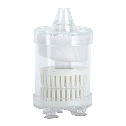 Febuliy Mini -Gas -Lift -Filter Pneumatischer Erhöhung Sauerstoffsaugkot für Fischtank Aquarium kleine dreifache Serienfiltration (11.5x26.5x7.5cm/4.5x10.4x3.0in) von Febuliy