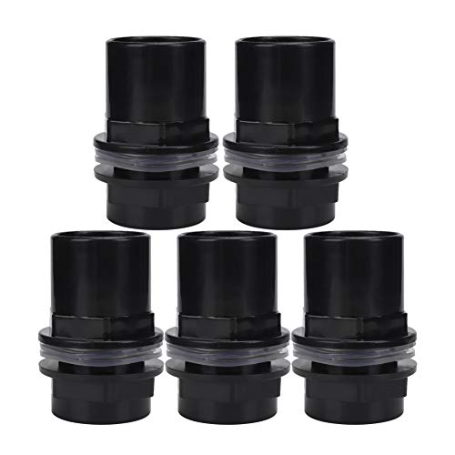 Febuliy PVC -Aquarium -Wasserrohrgelenk -Röhrchen 5pcs Set Fischtankzubehör für Aquarium PVC Gerade Rohr (40 mm) von Febuliy