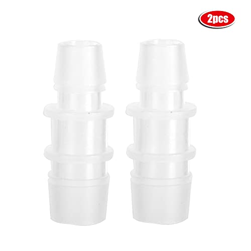 Febuliy Plastikaquarium Fischtank Variabler Durchmesser Adapteranschluss Gerade Luftpumpenschlauch Zubehör für Aquariumanschluss (16 mm/20 mm bis 2 Packungen pro Paket) von Febuliy