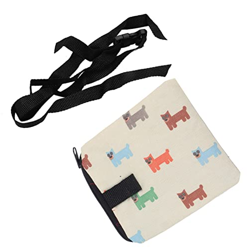 Febuliy Praktische Hundeausbildungsbeutel Trainingstaschen Snackbeutel Verstellbares Haustier für Haustierbesitzer Beige Brown (Beige) von Febuliy