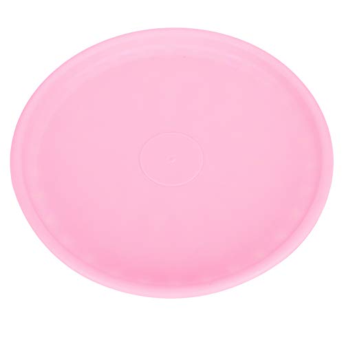 Febuliy TPR Dog Training Flying Disc Saucer Interactive Game Toy Pet Supply für Outdoor -Aktivitäten (Rosa) von Febuliy