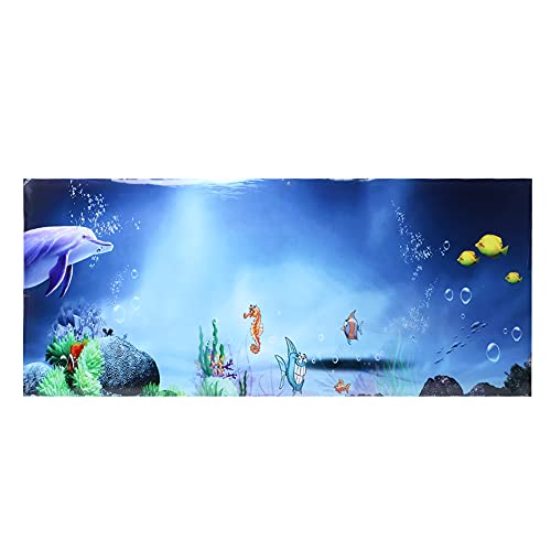 Febuliy Wasserdichtes PVC -Aquarium -Hintergrund Aufkleber hellt Fischtankdekoration Wall Warm Home Aquarium auf (91 * 50 cm) von Febuliy