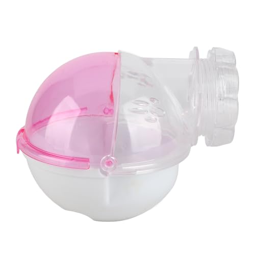 Hamster Badezimmer Toilette Plastik kleines Haustierzubehör sicheres Material ideal für Hamster von Nagetieren für kleine Haustiere (Rosa) von Febuliy