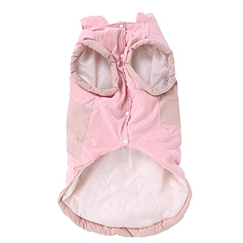 Haustier Baumwolle Kleidung weich bequem warmes Kleidung Hund Winter Winter verdicken rosa (2XL) von Febuliy