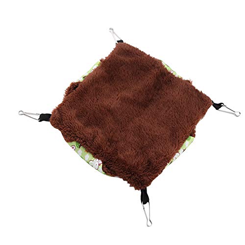 Weiche Dual -Layer -Haustier -Hängematte hängende Bett helle Farbe Tiere warme kleine Haustiere (35 * 35) von Febuliy