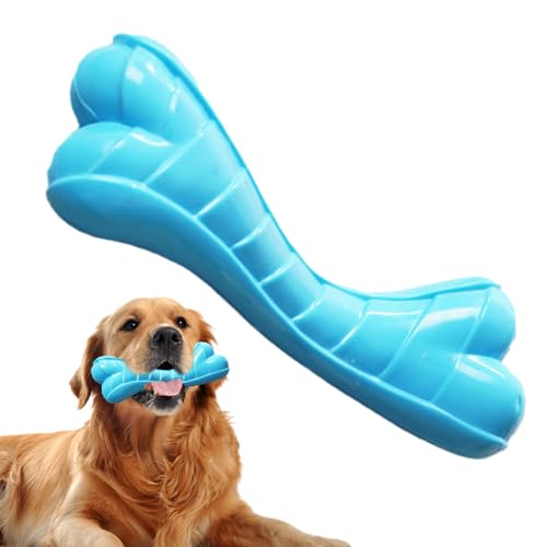 Fecfucy Kauspielzeug für Hunde – Nylon-Knochenspielzeug zum Kauen, robustes, bissfestes Zahnreinigungsspielzeug, interaktives Haustierknochenspielzeug für aktives Beißen und Mundgesundheit von Fecfucy