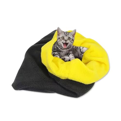 FeiYeup Taschen-Katzenbett, Katzenschlafsack für Innenkatzen, beruhigendes Bett, waschbar, Taschenbeutel, Haustierbett, niedliches Nestbett von FeiYeup