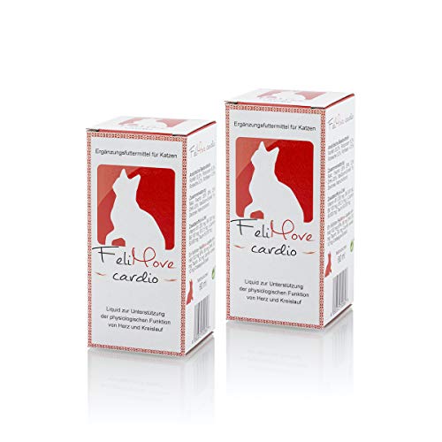 FeliMove Cardio Doppelpack (120 ml) | unterstützt Herz, Blutdruck und Kreislauf deiner Katze | tierärztliche Rezeptur mit EPA, DHA, Taurin, Carnitin, Weißdorn, Vitaminen von FeliMove