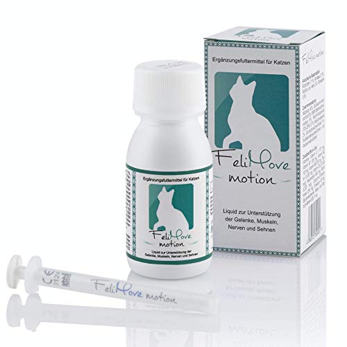 FeliMove Motion Gelenk-Liquid für Katzen zur Unterstützung des Bewegungsapparates mit Glucosamin, MSM, Grünlippmuschel, EPA und mehr. Ideal für den Bewegungsapparat. von FeliMove