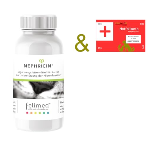 Felimed Nephricin 42 Tabletten für Katzen zur Unterstützung der Nierenfunktion von Felimed