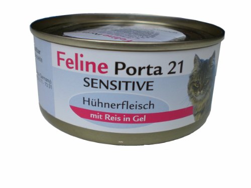 Feline Porta Katzenfutter Feline Porta 21 Kitten Huhn 156 g, 6er Pack (6 x 156 g) von Feline