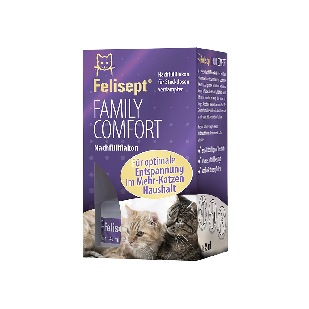 Felisept Family Comfort - Nachfüllflakon 45 ml (OHNE Verdampfer!) von Felisept