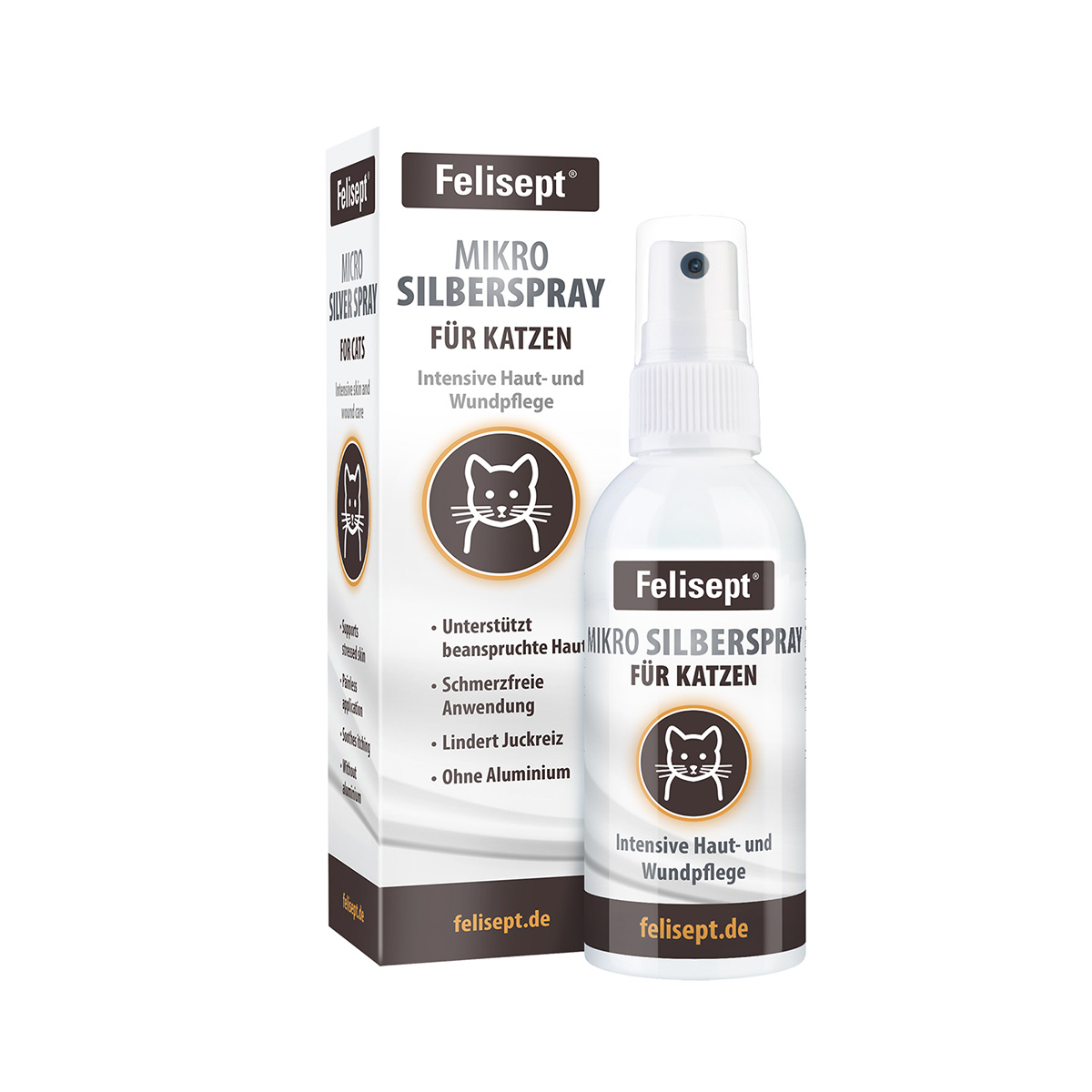 Felisept Mikro Silberspray für Katzen 75ml von Felisept