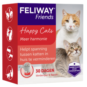 Feliway Friends Verdampfer für Katzen 2 Nachfüllflakons von Feliway