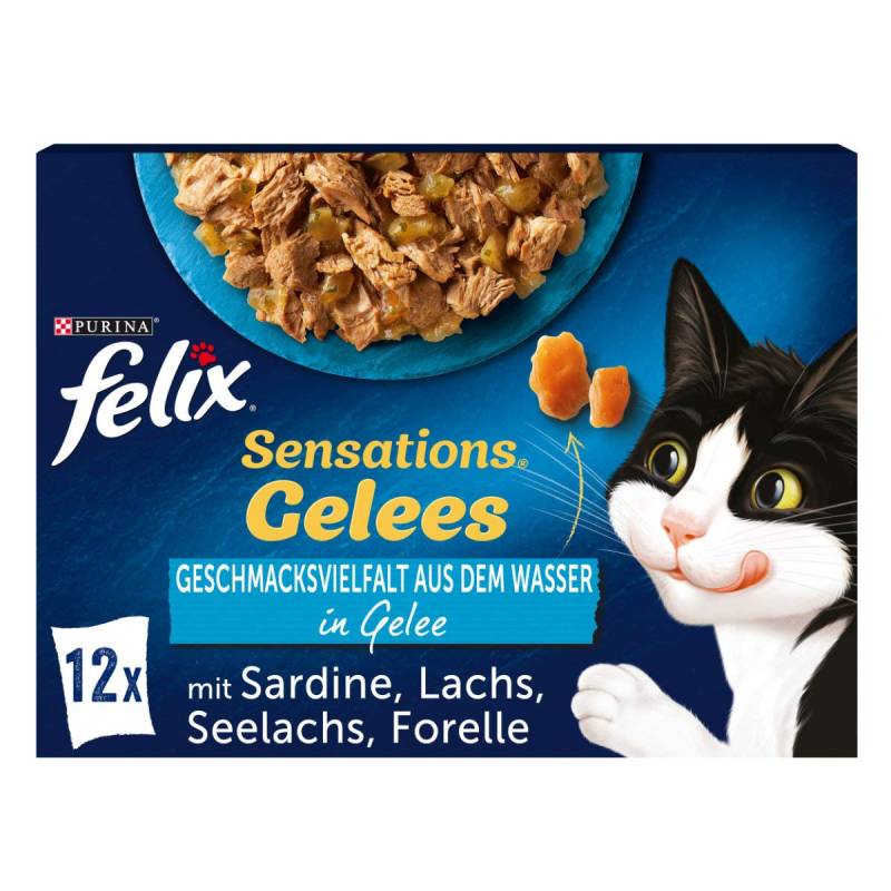 FELIX Sensations Gelees Geschmacksvielfalt aus dem Wasser 12x85g von Felix