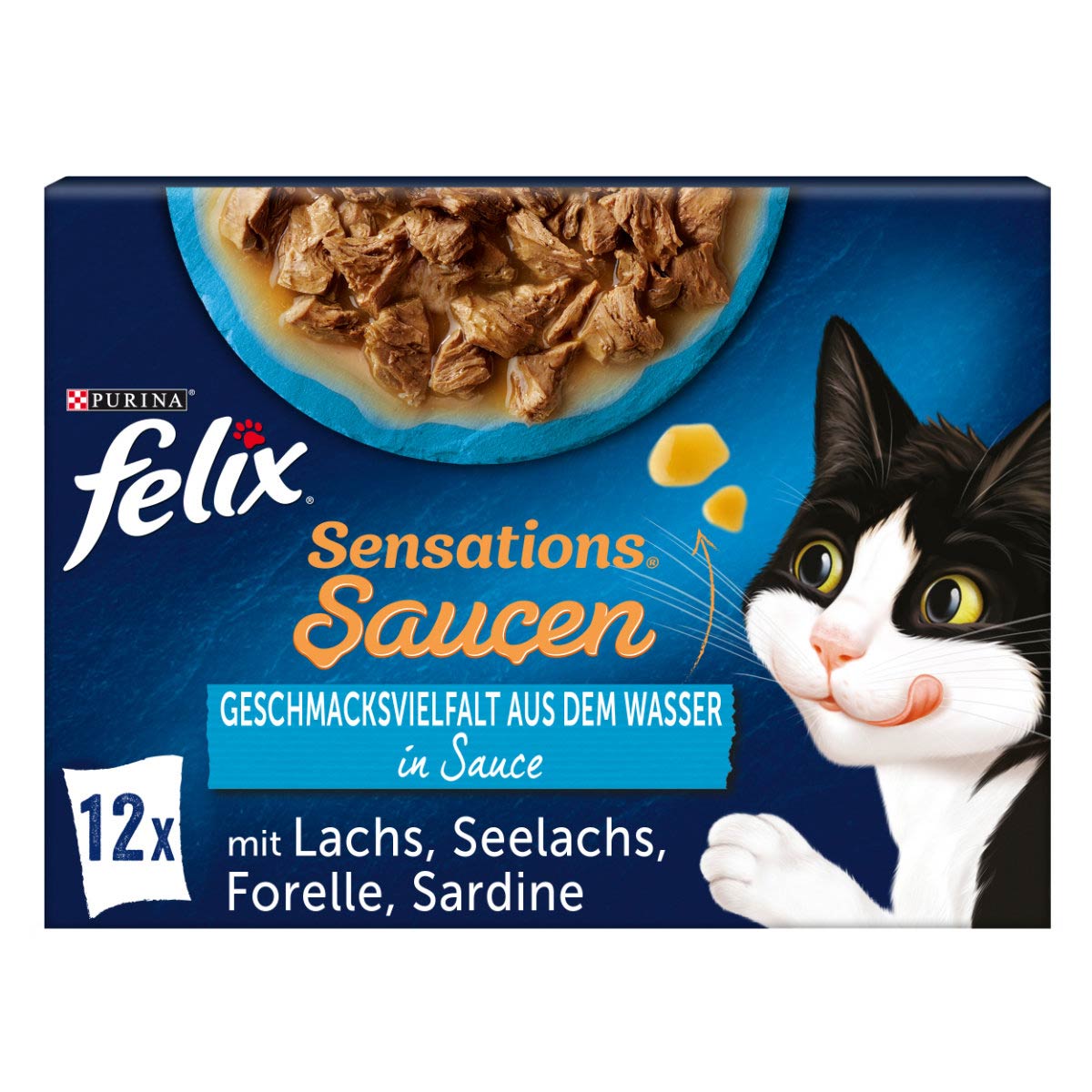 FELIX Sensations Saucen Geschmacksvielfalt aus dem Wasser 12x85g von Felix