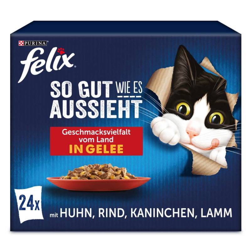 FELIX So gut wie es aussieht in Gelee Geschmacksvielfalt vom Land 24x85g von Felix