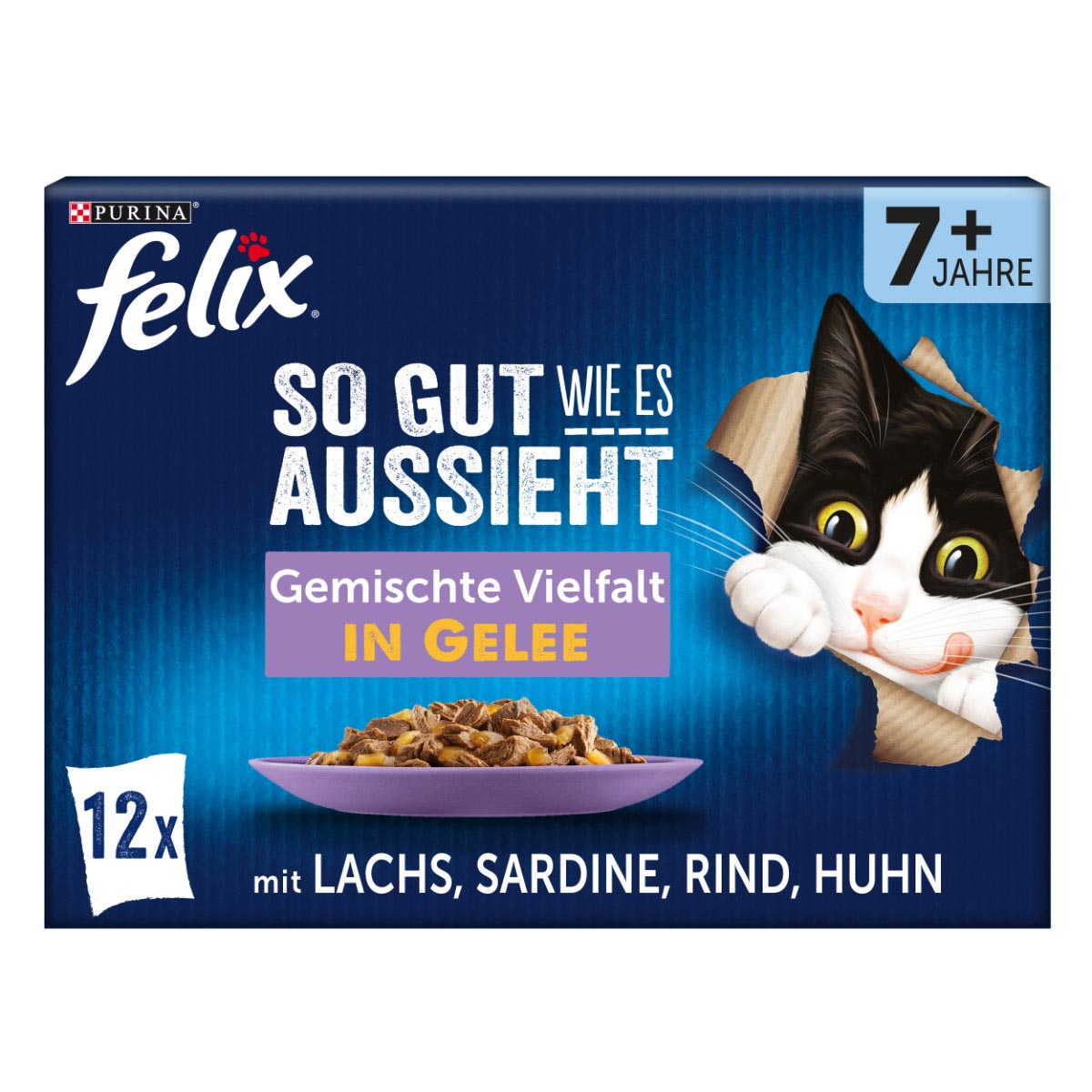 FELIX So gut wie es aussieht in Gelee Senior Gemischte Vielfalt 12x85g von Felix