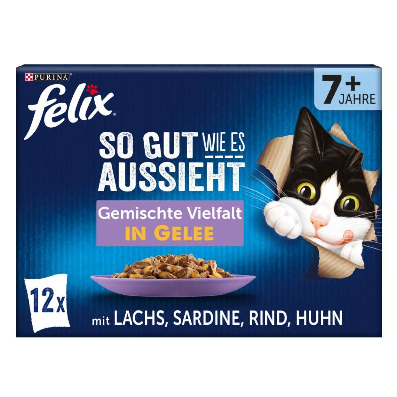 FELIX So gut wie es aussieht in Gelee Senior Gemischte Vielfalt 12x85g von Felix