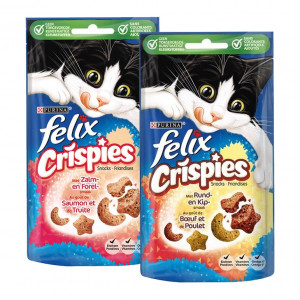 Felix Crispies Combipack Katzensnack Pro 2 Stück von Felix