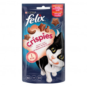 Felix Crispies Lachs & Forelle Katzensnack (45 g) 180 g von Felix