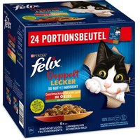 Felix Doppelt Lecker 24x85g Geschmacksvielfalt mit Gemüse von Felix