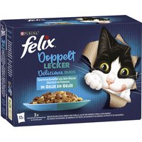 Felix "Doppelt lecker - So gut wie es aussieht" 12 x 85 g - Fischauswahl von Felix