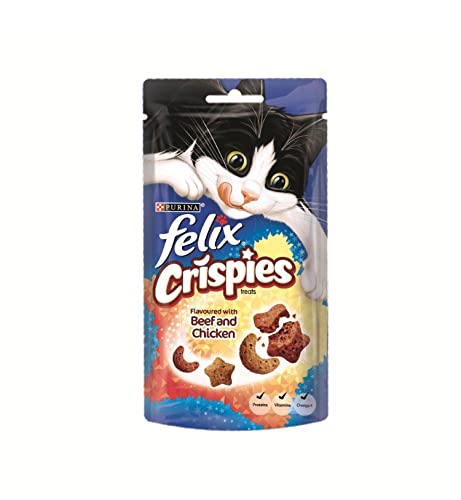 Felix Katzen-Leckerli (Crispies Rind und Huhn, 3 x 45 g) von Felix