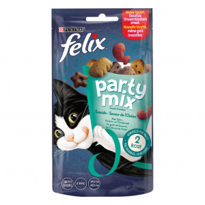 Felix Knabber Mix Strandspaß Katzensnack 4 x 60 g von Felix