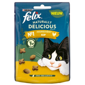 Felix Naturally Delicious mit Huhn Katzensnacks 180 g von Felix