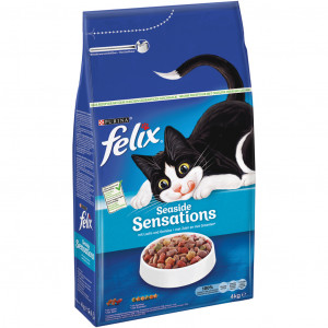 Felix Sensations Seaside Katzenfutter 2 x 4 kg von Felix