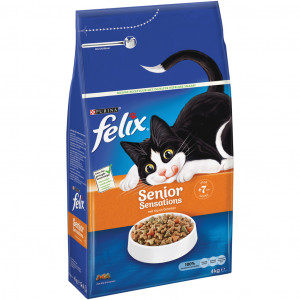 Felix Sensations Senior Katzenfutter 2 x 4 kg von Felix