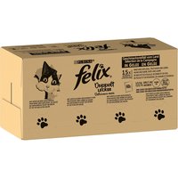 Jumbopack Felix "So gut wie es aussieht" Gelee 120 x 85 g - Doppelt lecker (4 Sorten gemischt) von Felix