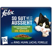 Felix So gut wie es aussieht 12x85g Geschmacksvielfalt mit Gemüse von Felix