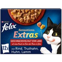 Felix Sensations Extras Gelees 12x85g Geschmacksvielfalt vom Land von Felix