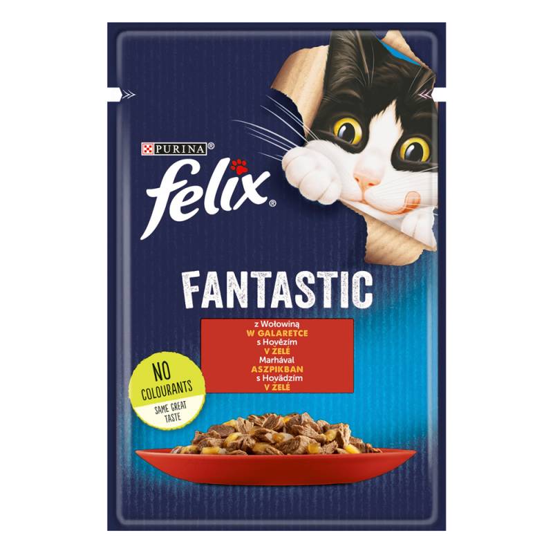 Sparpaket Felix Fantastic Pouches 52 x 85 g - Rind von Felix