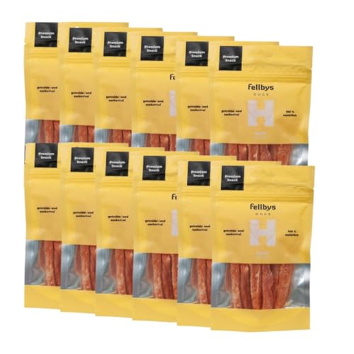 Fellbys Hundesnacks Huhn in Streifen 12x70g von Fellby