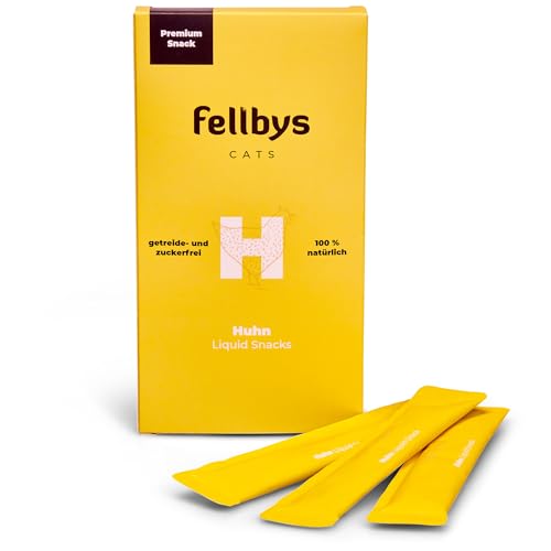 Fellby Fellbys Katzensnacks Liquid Huhn 90g (6x15g) von Fellby