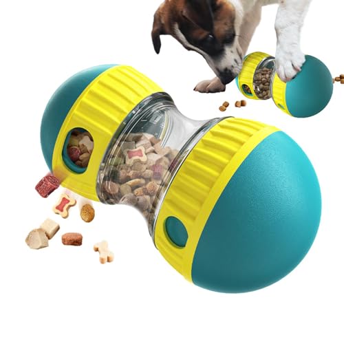 Fellflying Leckerliball, Leckerliball für Hunde | Kauspielzeug für Hunde, mentale Stimulation, Leckerli-Spenderball | Sicheres und langlebiges Hundespielzeug mit Futterausgabe, Slow Feeder für von Fellflying