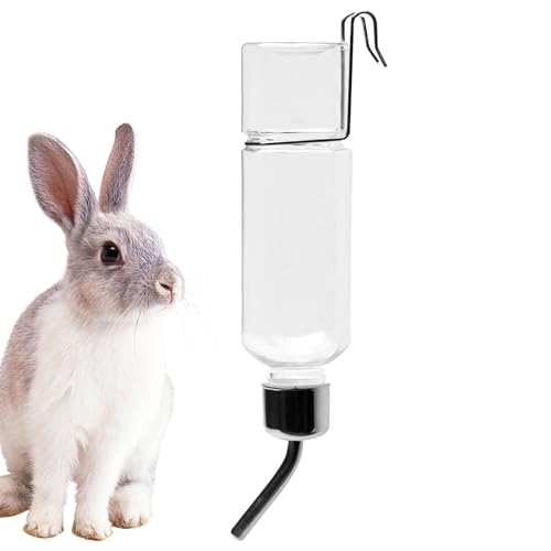 Hängende Wasserflaschen Für Haustiere, 350 Ml Kugel-Hamster-Trinkbrunnen Mit Edelstahl-Aufhänger, Automatische Kaninchen-Wasserflaschen, Tragbarer Trinkbrunnen Für Meerschweinchen, Chinchillas von Fellflying