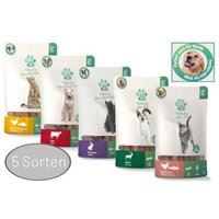 Fellicita Hundesnacks 5x50g Mixpaket Fellonis Fleischstreifen & Sticks, 5 Sorten von Fellicita