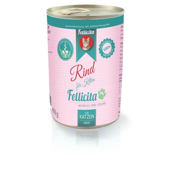 Fellicita Rind pur für Kitten 400g von Fellicita