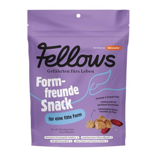 Fellows Formfreunde Leckerli für Hunde – Kalorienarmer Snack mit Insektenprotein und Roter Bete – Ideal für Training und Gewichtskontrolle – Gesunde Hundebelohnung - 85g von Fellows