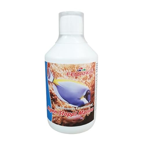 Femanga Algen Stopp Marine 500 ml – Effektive Algenbekämpfung für Meerwasseraquarien, algenfrei, Wasserpflege, natürliche Algenkontrolle (1000 ml) von Femanga