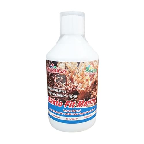 Femanga Bakto Fit Marine 500 ml – Hochwirksame Bakterienkultur für Meerwasseraquarien, natürliche Wasserpflege & biologische Balance von Femanga